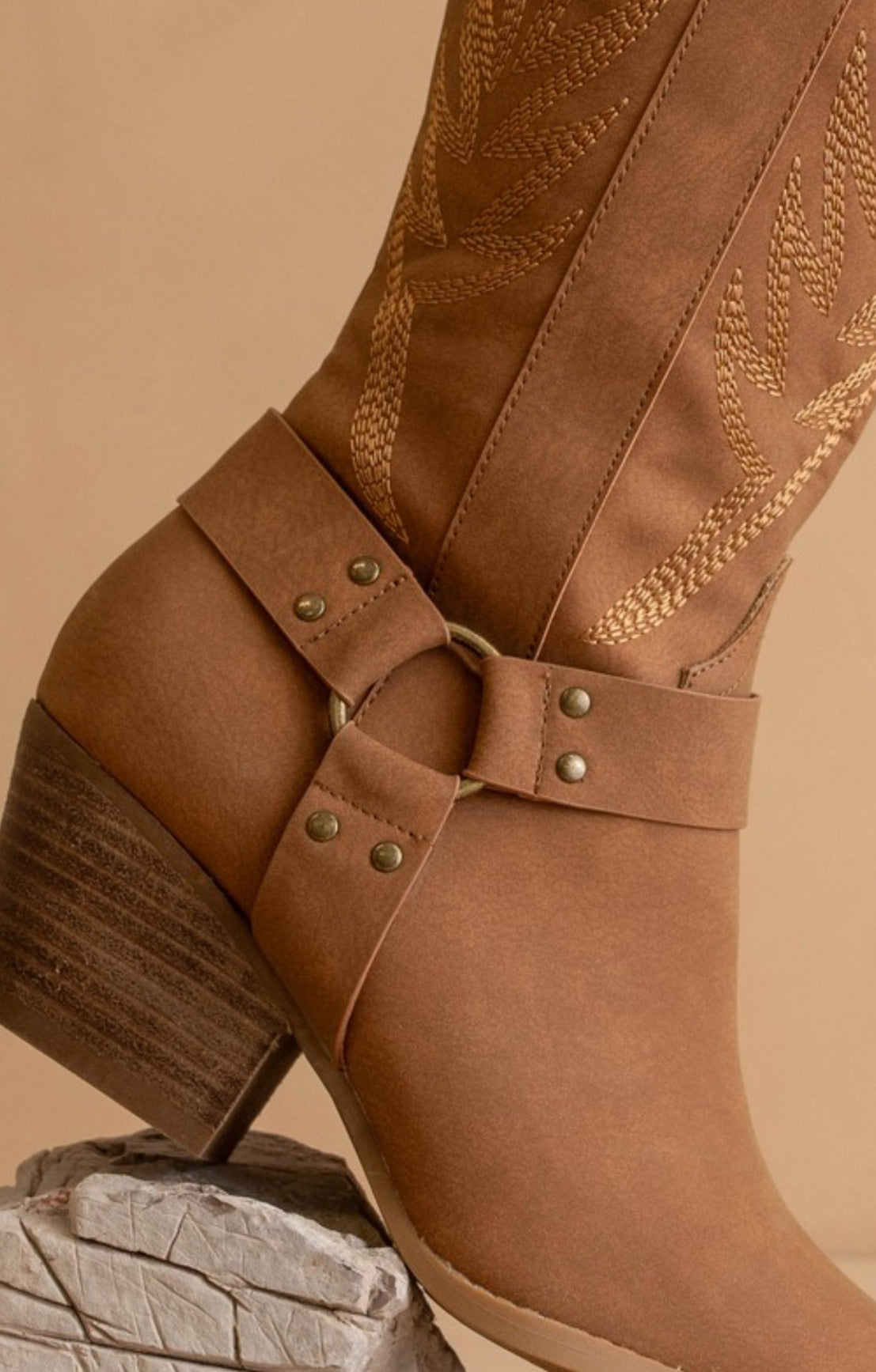Saddle Up Knee High Western Boots