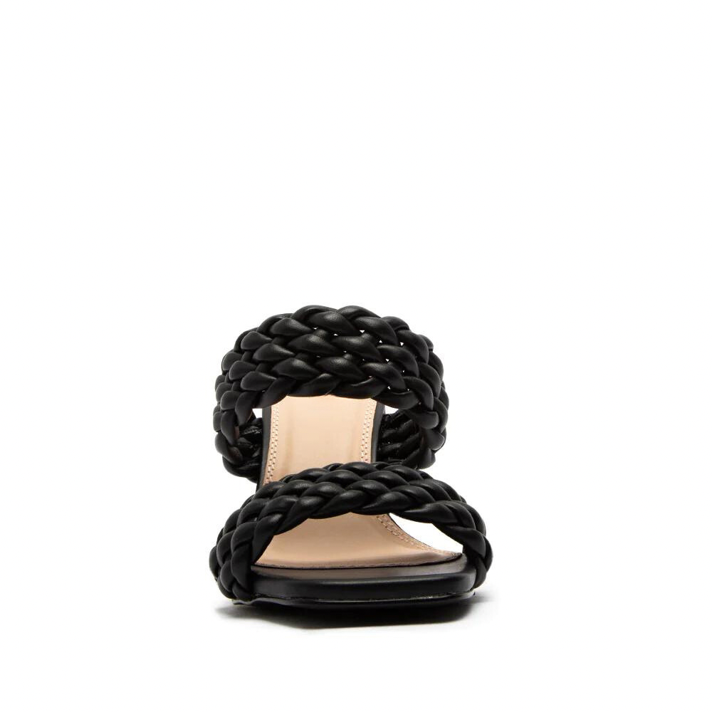 BRAIDED DOUBLE STRAP SANDALS