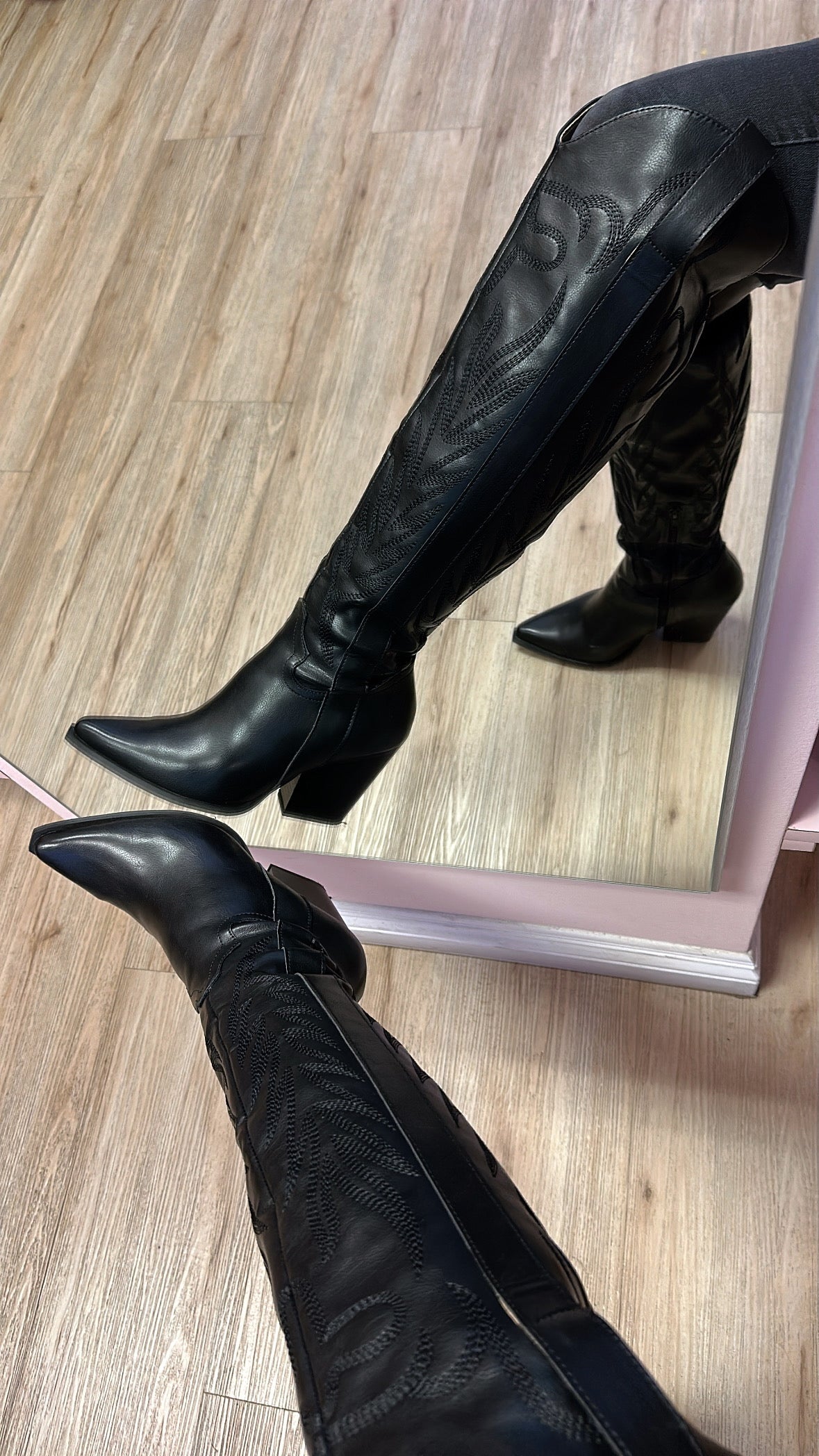 TESORO KNEE HIGH WESTERN BOOTS
