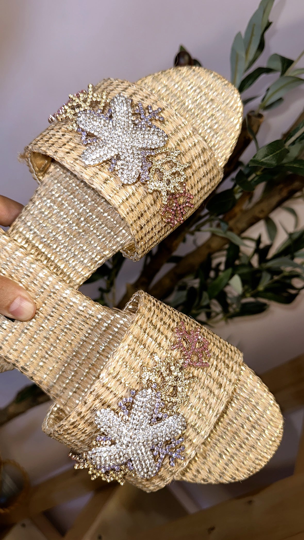 STARFISH EMBELLISHED SLIDES