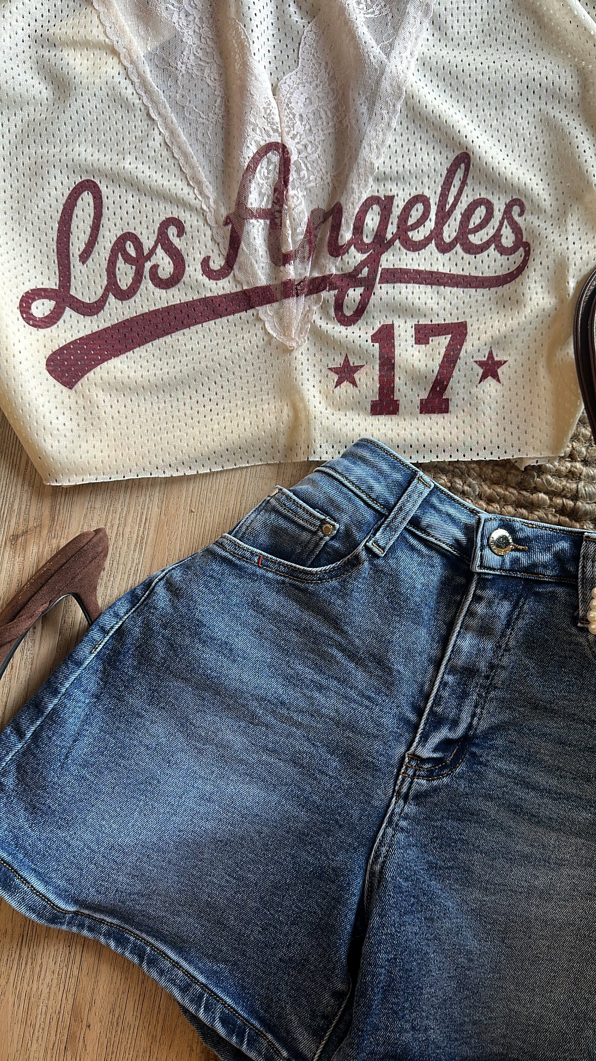 I LOVE L.A.CROPPED JERSEY
