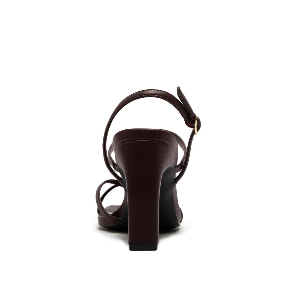 SLINGBACK HEELED SANDALS
