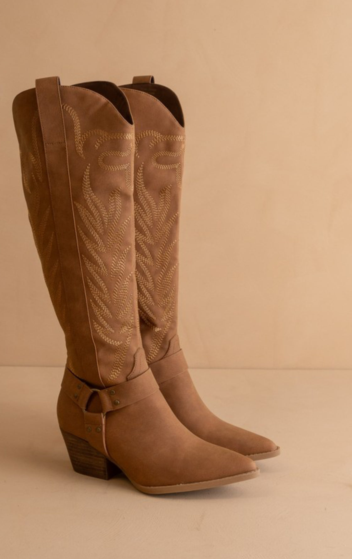 Saddle Up Knee High Western Boots