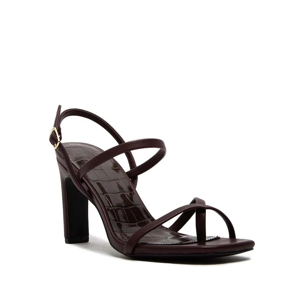 SLINGBACK HEELED SANDALS