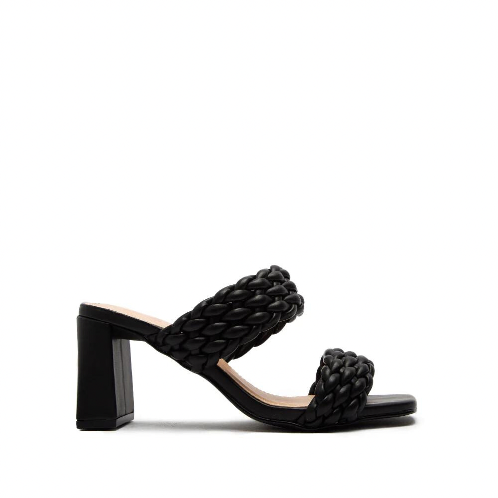 BRAIDED DOUBLE STRAP SANDALS