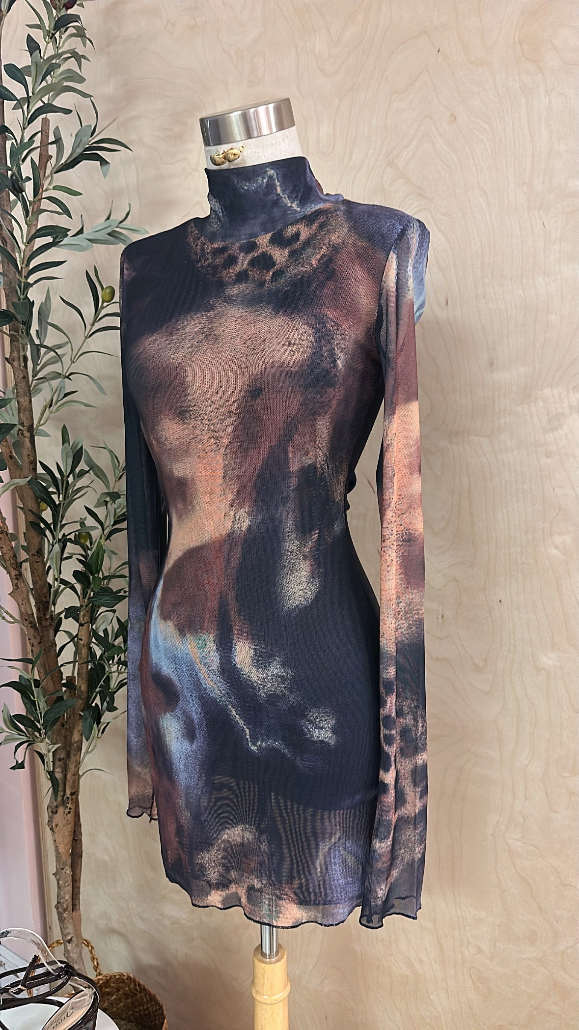 Solana Safari Mock Dress