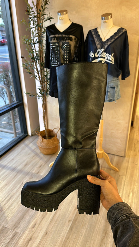 GLORIA PLATFORM BOOTS