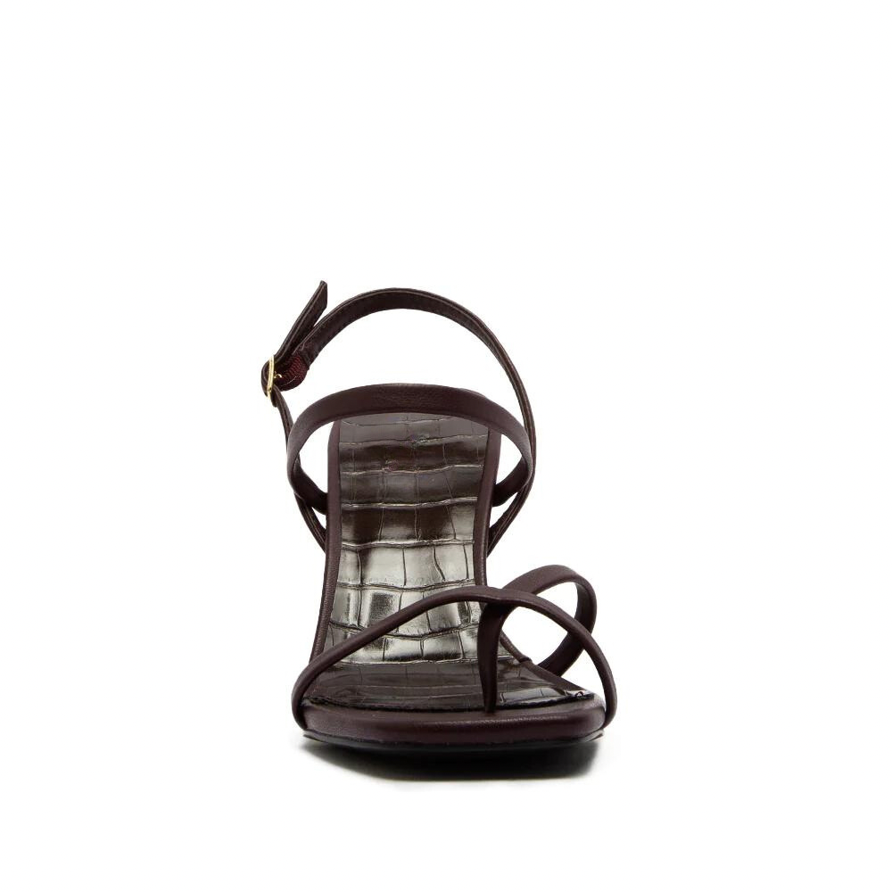SLINGBACK HEELED SANDALS