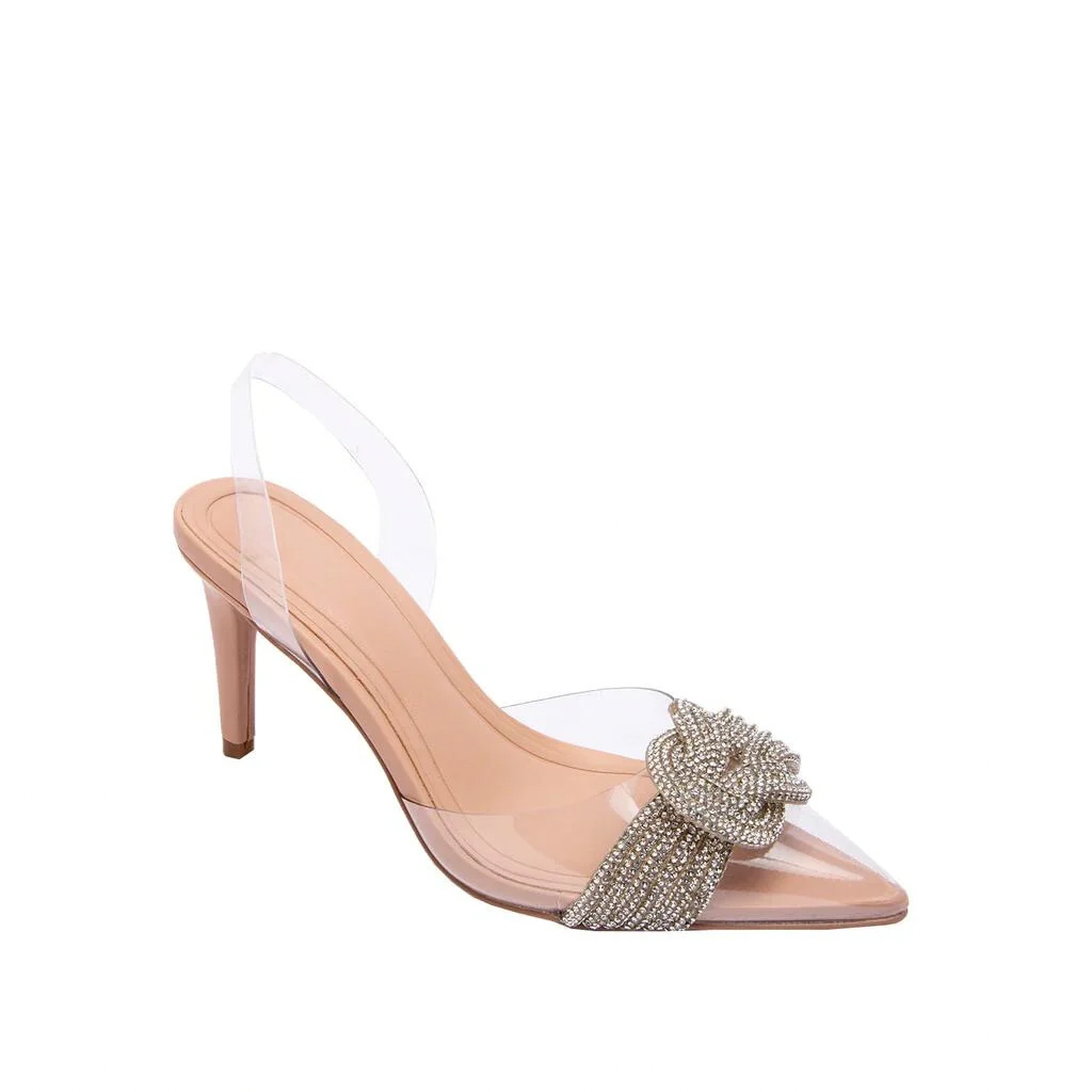 TIE THE KNOT EMBELLISHED HEELS