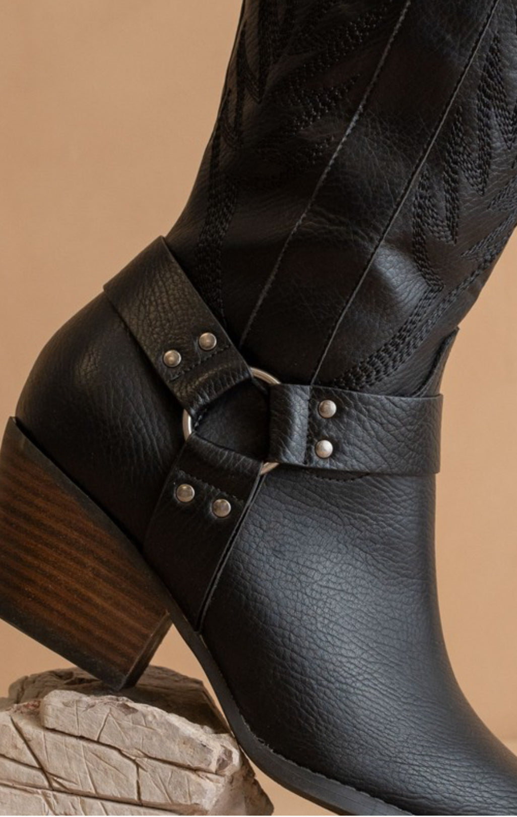 Saddle Up Knee High Western Boots