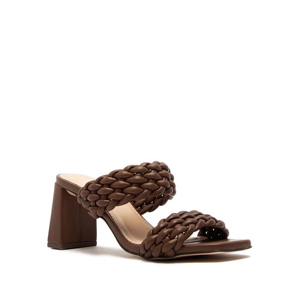 BRAIDED DOUBLE STRAP SANDALS