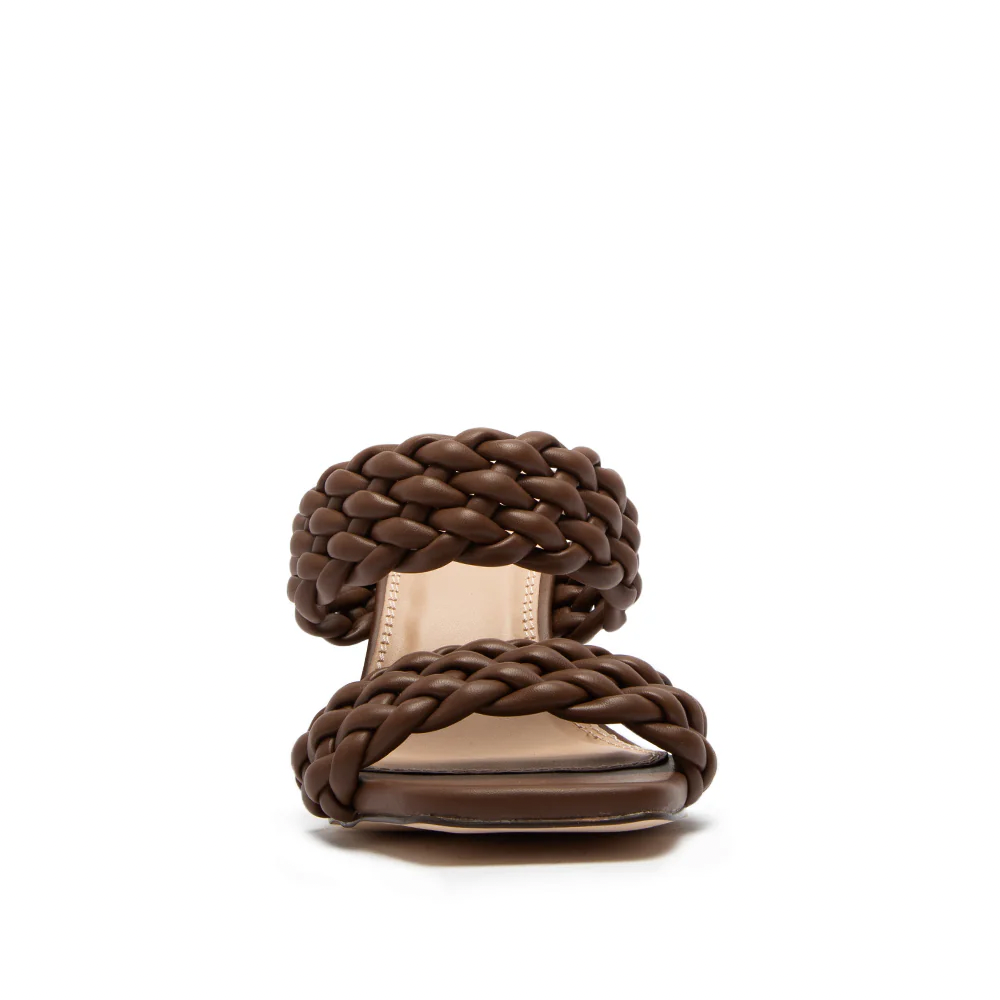 BRAIDED DOUBLE STRAP SANDALS