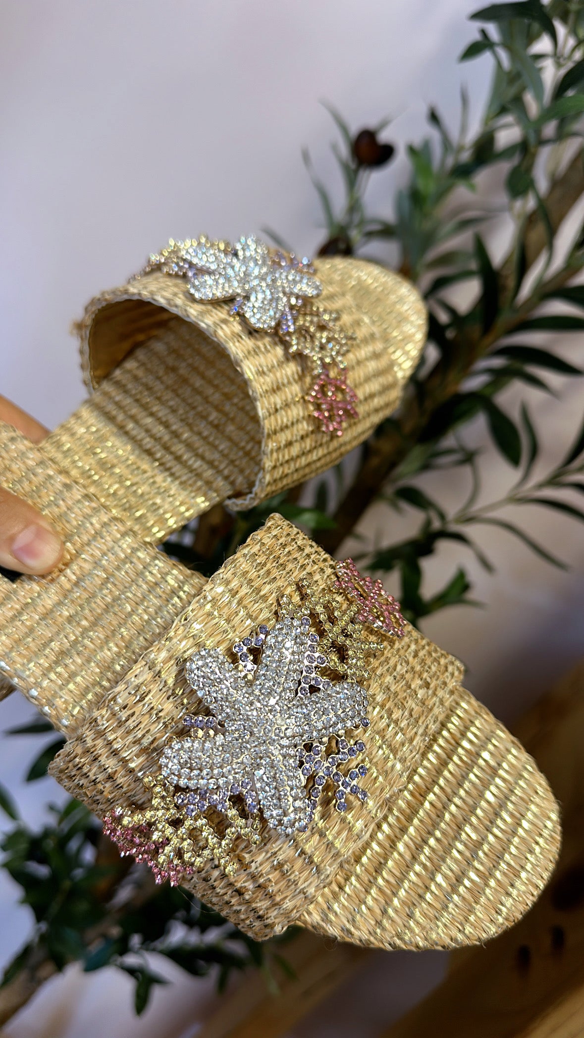 STARFISH EMBELLISHED SLIDES