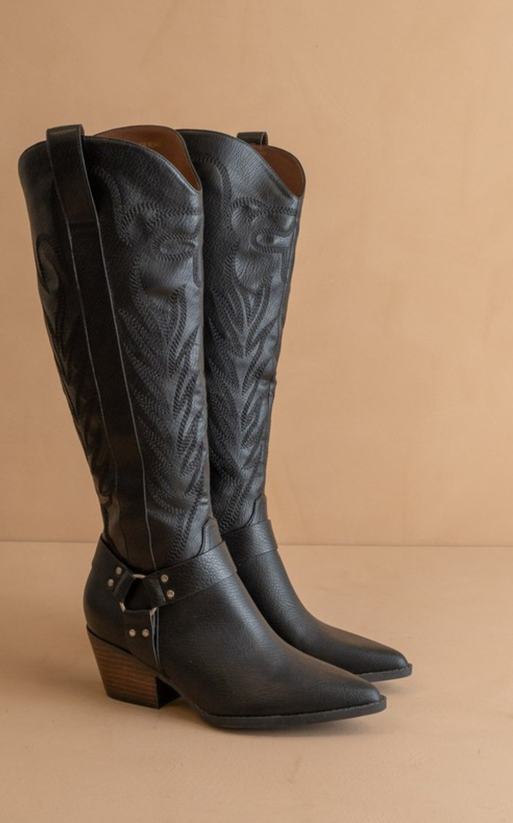 Saddle Up Knee High Western Boots