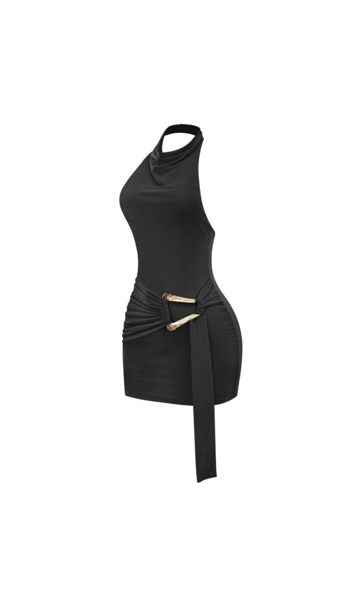 LITTLE ROMANCE HALTER DRESS