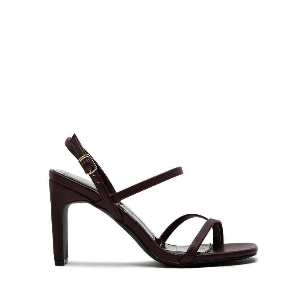 SLINGBACK HEELED SANDALS