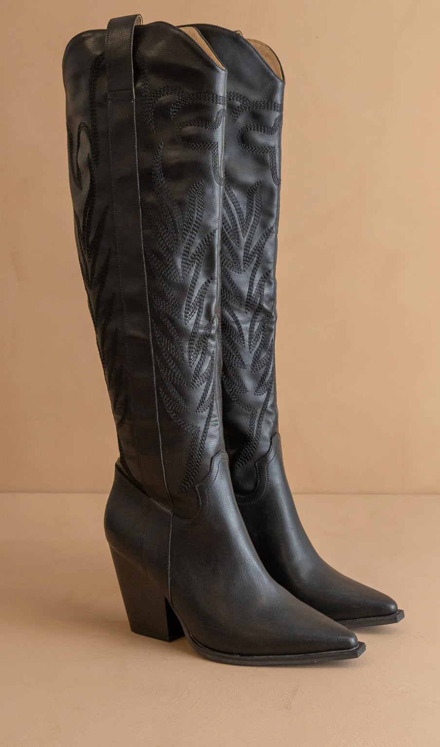 TESORO KNEE HIGH WESTERN BOOTS