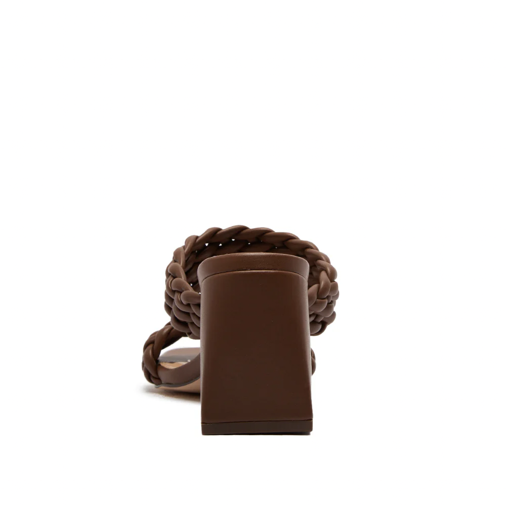 BRAIDED DOUBLE STRAP SANDALS