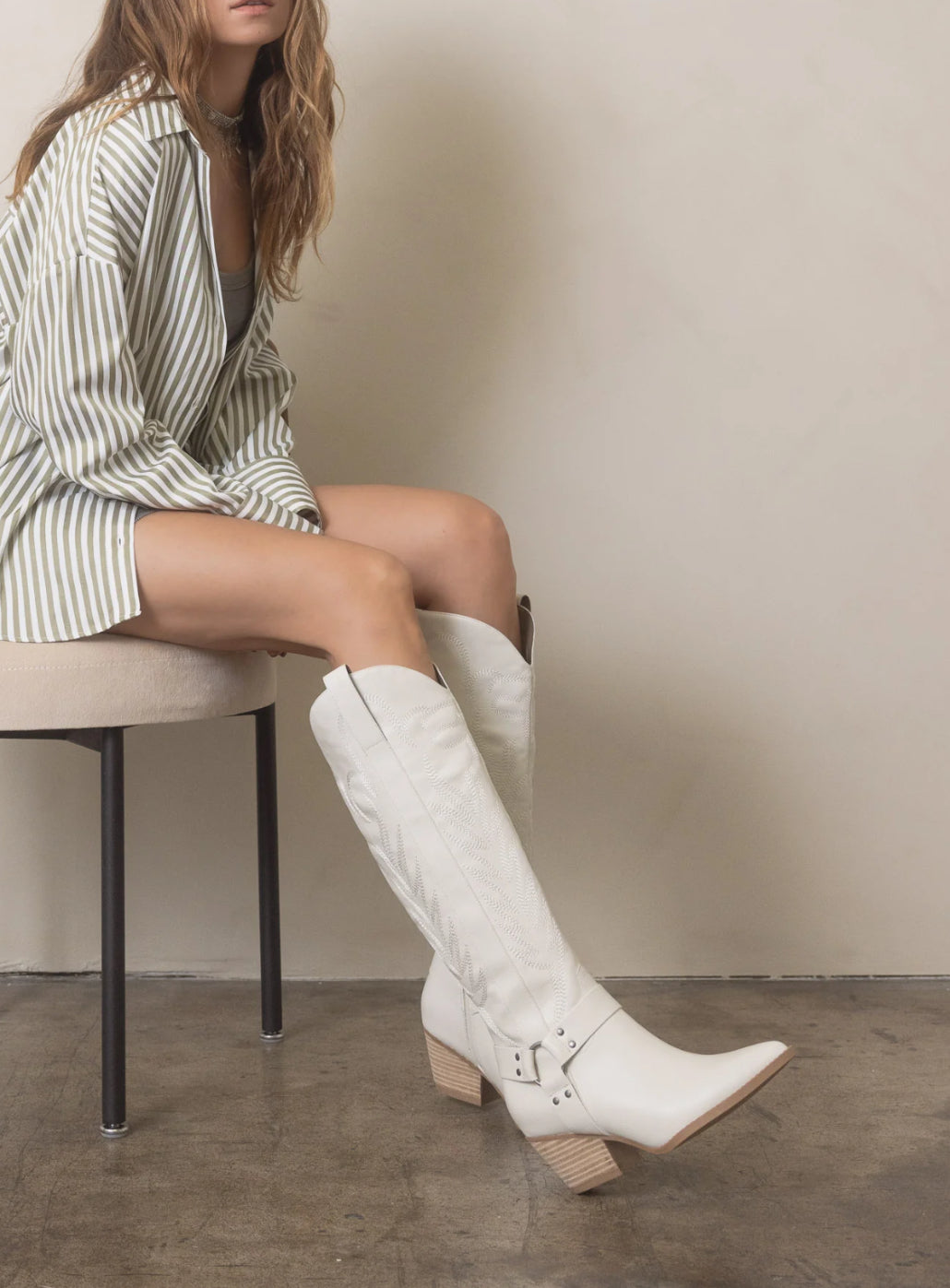 Saddle Up Knee High Western Boots