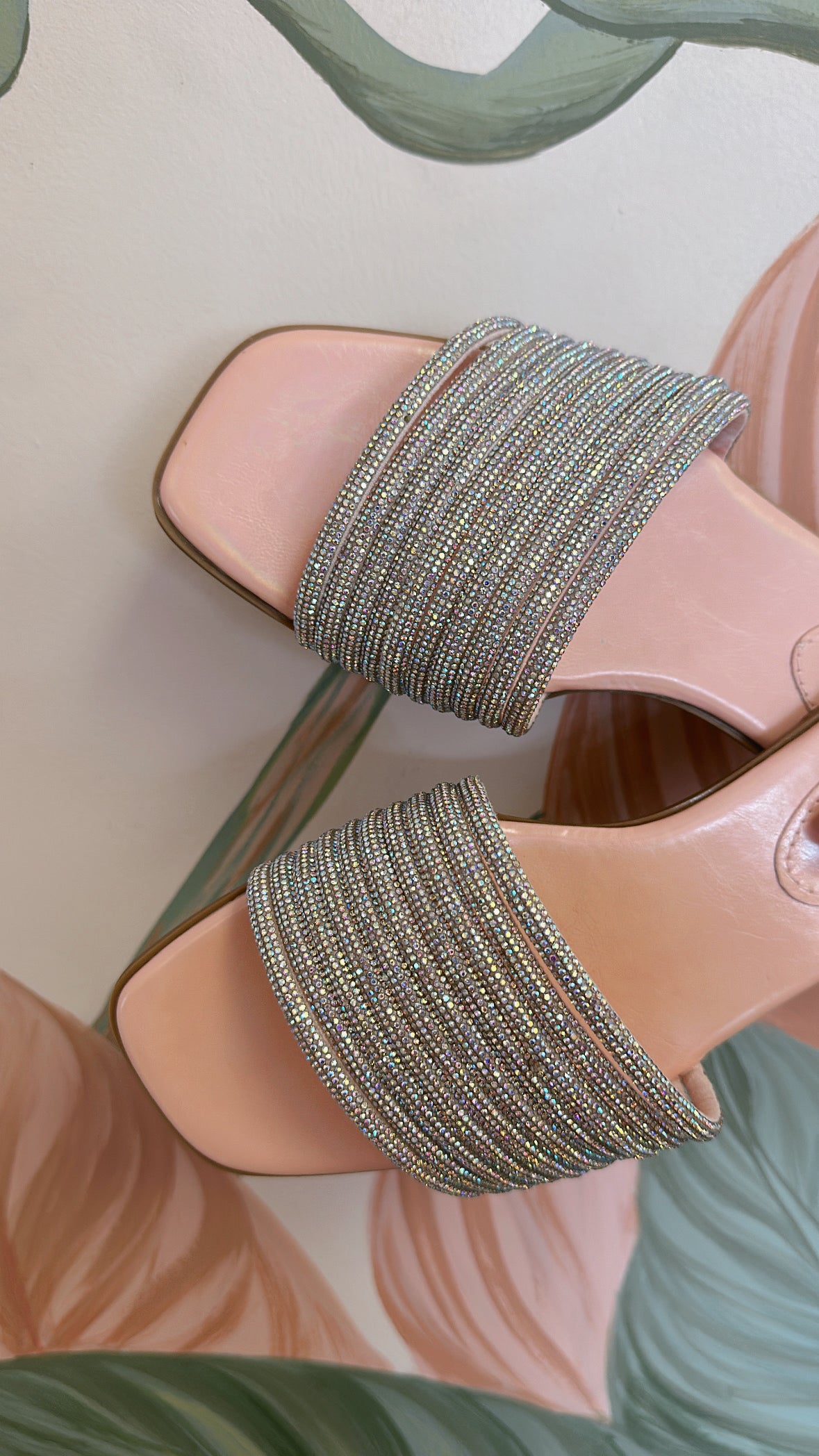 RHINESTONE EMBELLISHED SANDALS