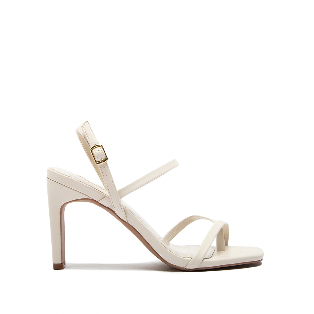 SLINGBACK HEELED SANDALS
