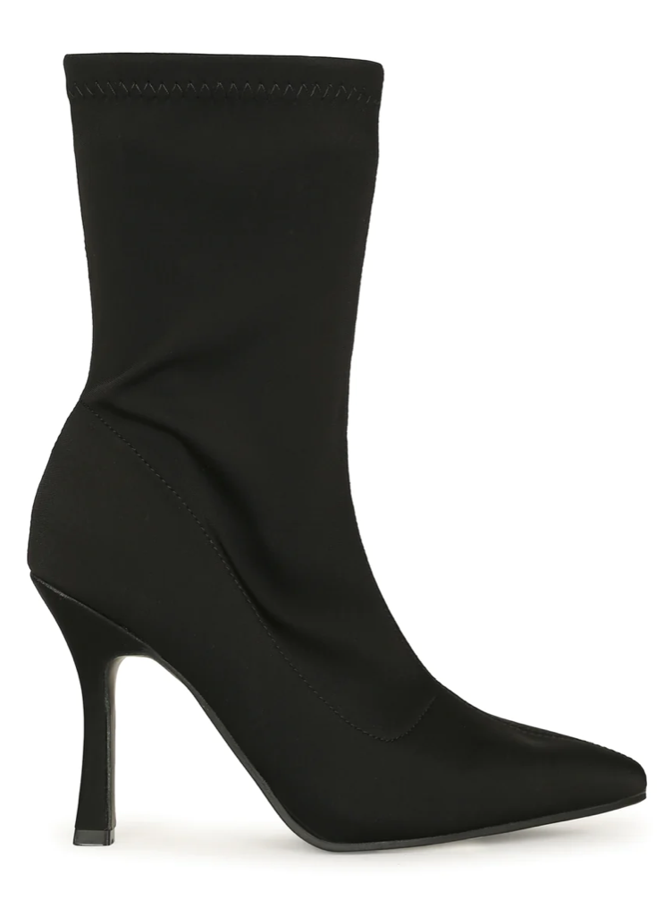 CASSIE POINTED TOE STILETTO SOCK BOOTIES