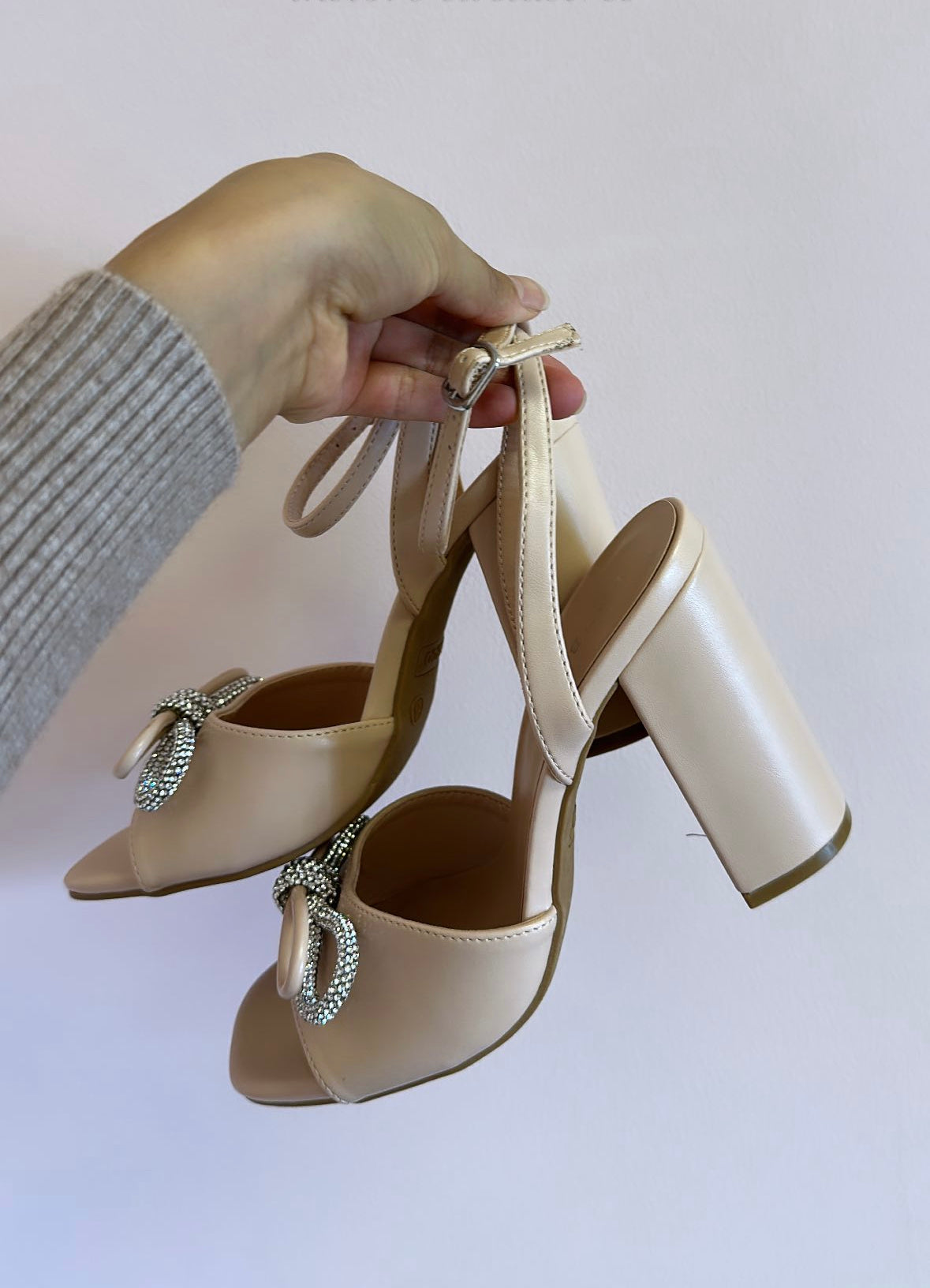 Buy Winged High Heel Rhinestone Embellished Sandals Online | London Rag USA