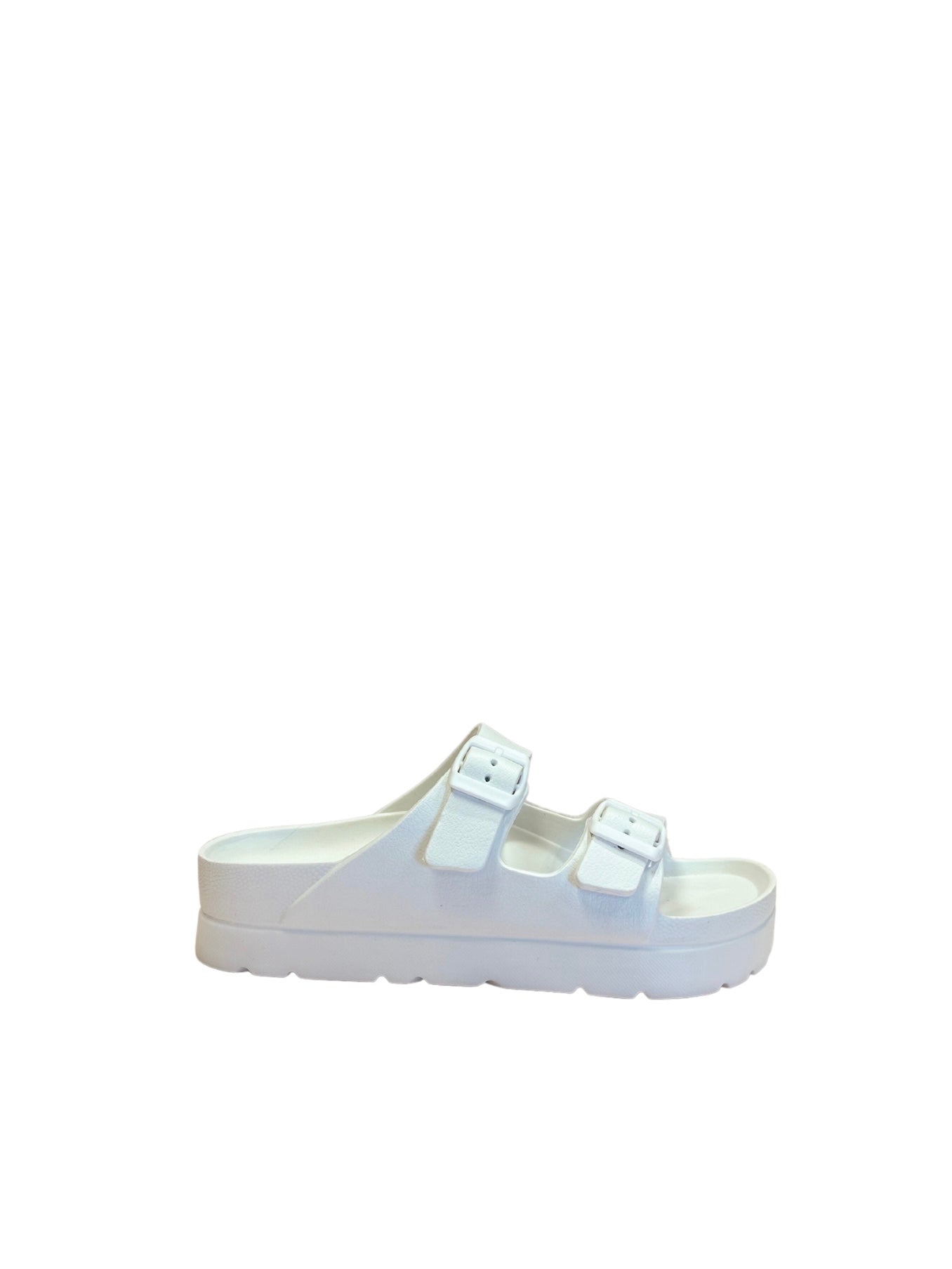 ZARA BUCKLE FLATFORM SANDALS