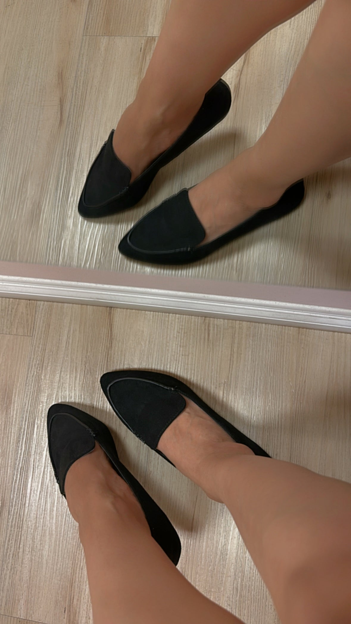 CORPORATE GIRLY POINTED TOE FLATS