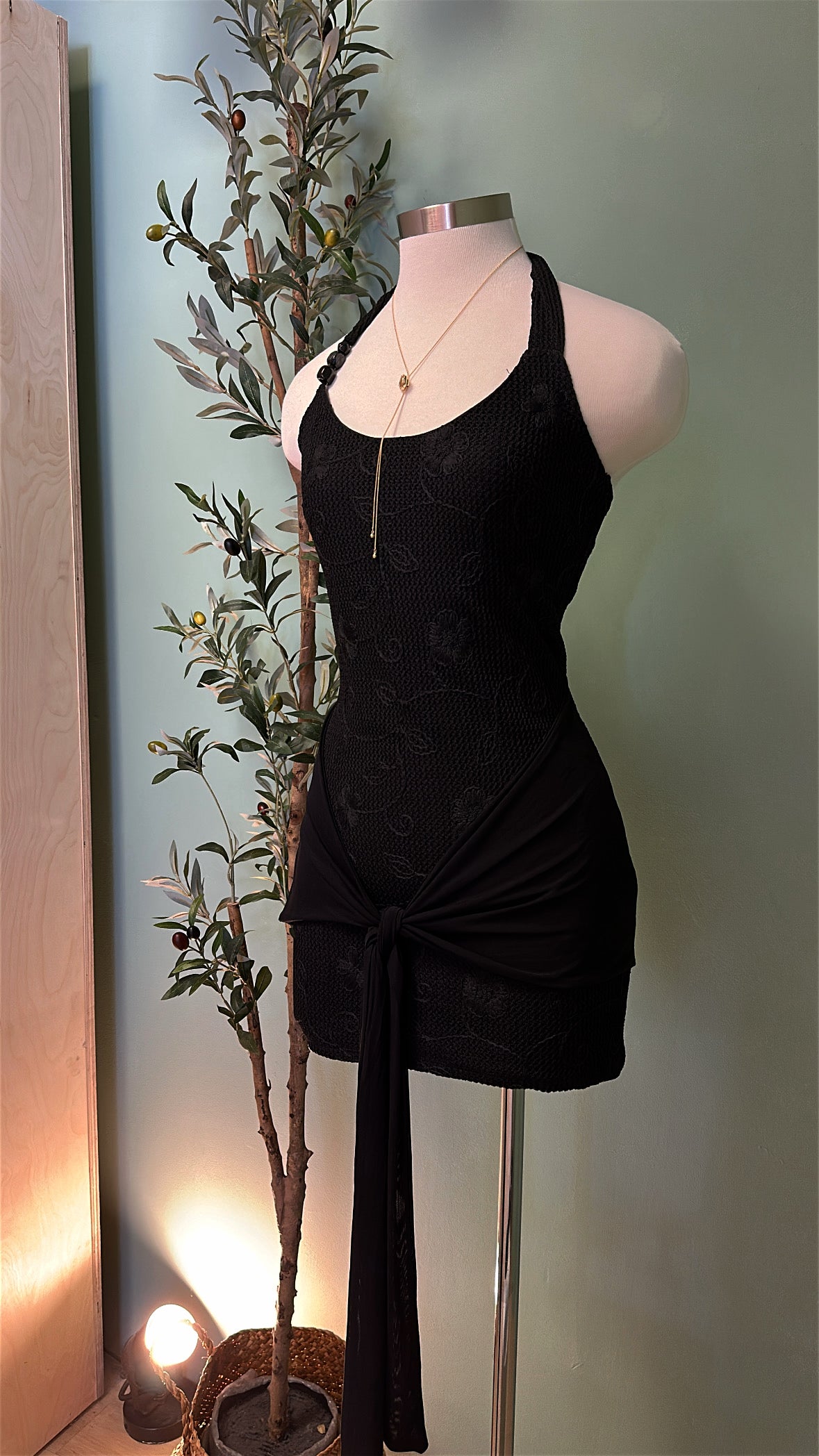 CHAVALITAS FRONT TIE DRESS
