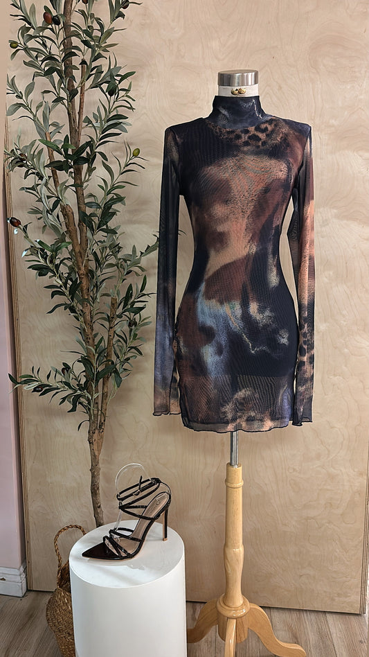 Solana Safari Mock Dress