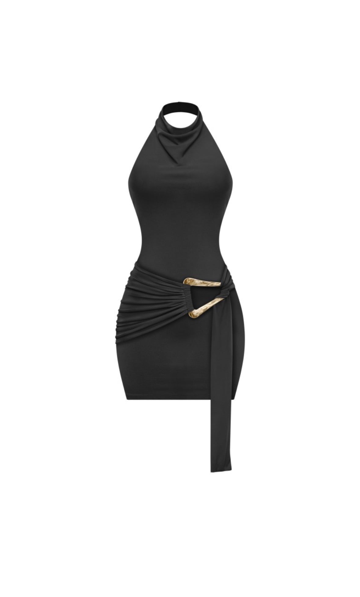 LITTLE ROMANCE HALTER DRESS