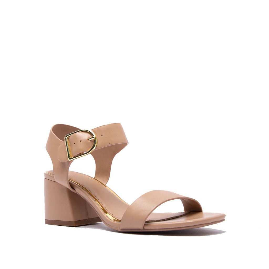 ANKLE STRAP BLOCK HEEL SANDAL