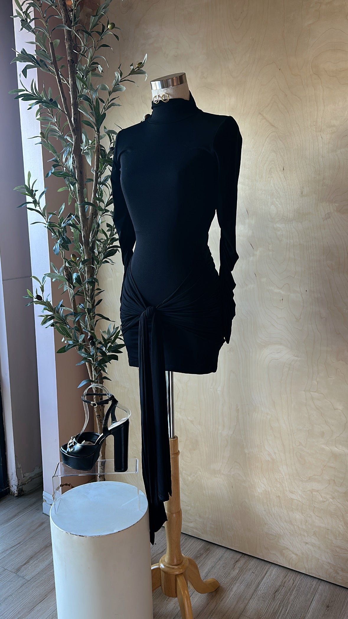 CAUGHT FEELINGS MOCK DRESS RESTOCK