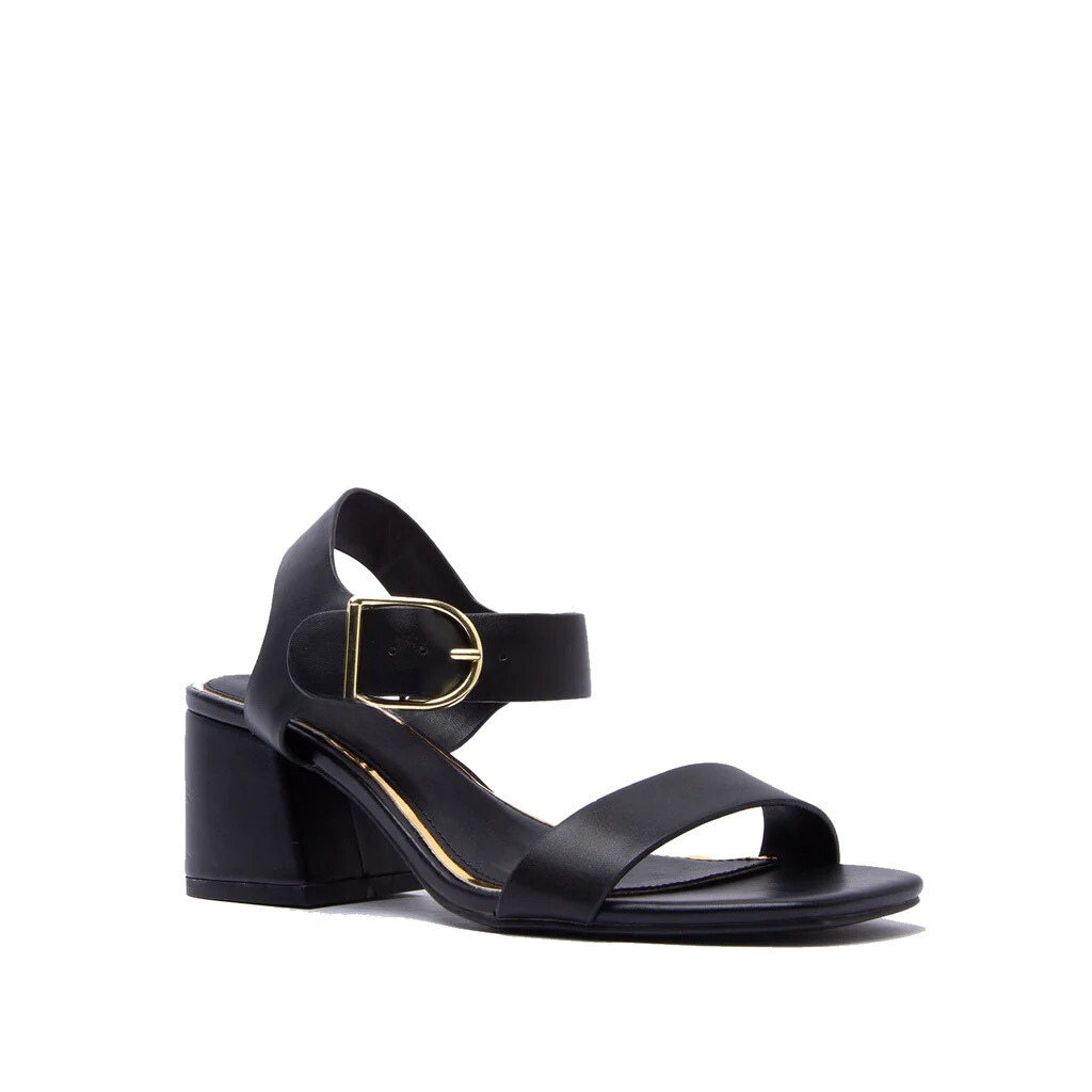 ANKLE STRAP BLOCK HEEL SANDAL