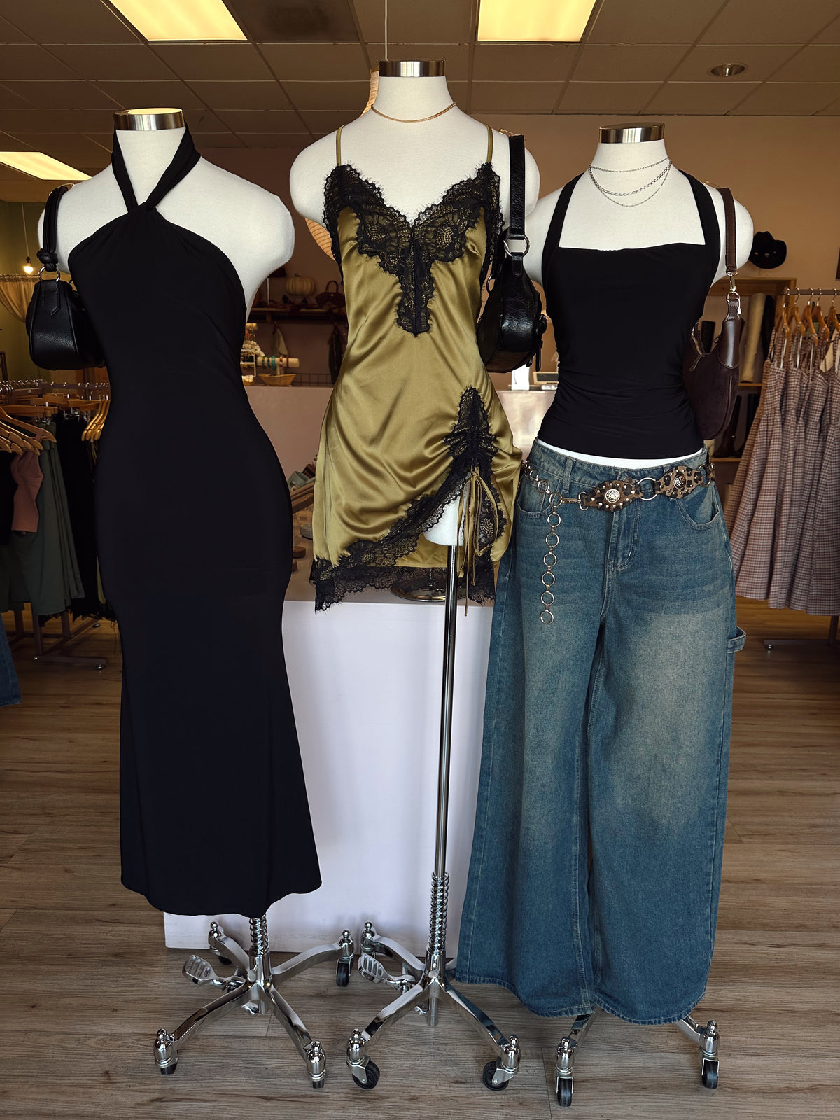 CRISP FALL WIDE LEG JEANS VINTAGE