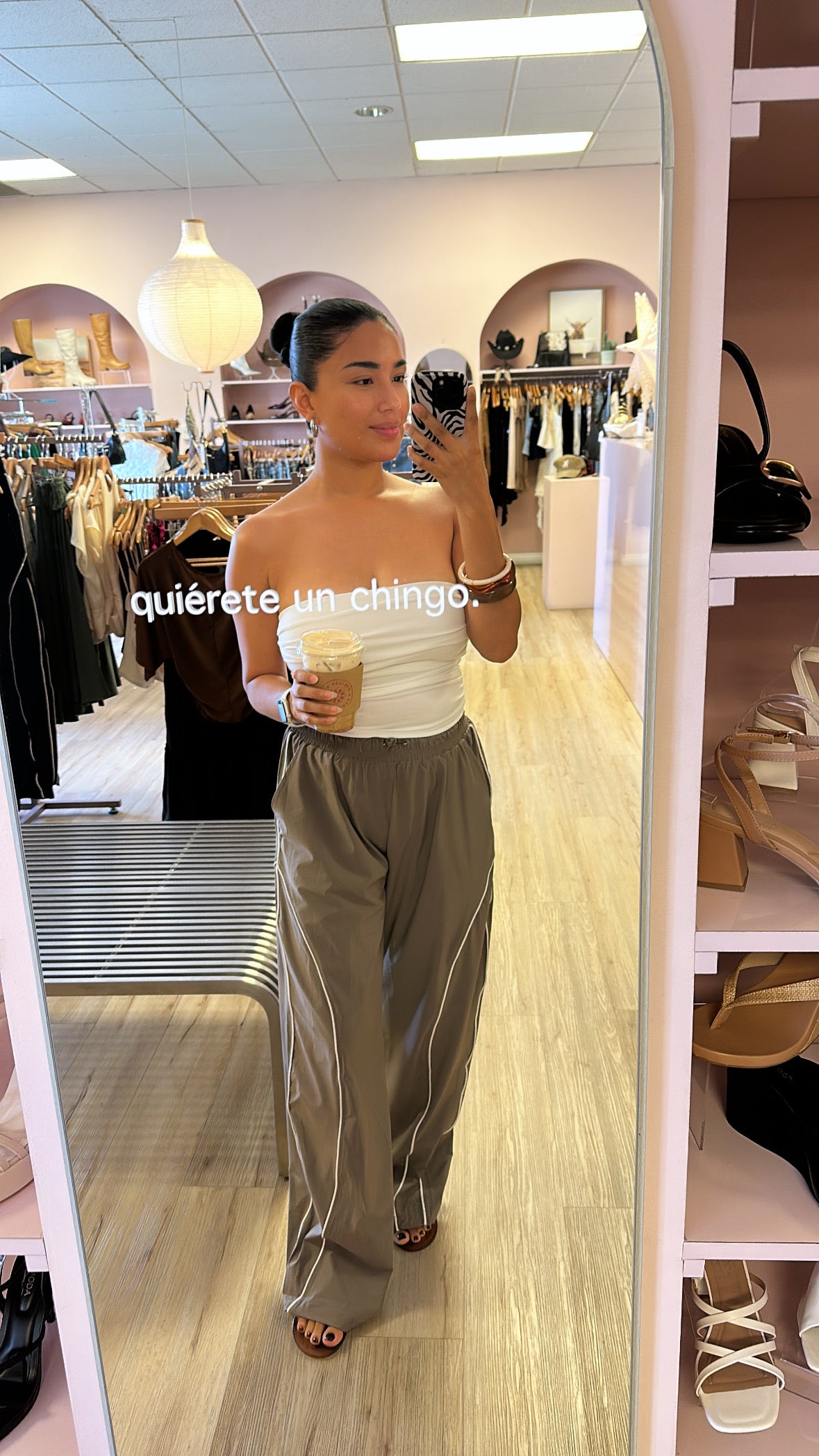 LOUNGE TO IMPRESS PANTS TAUPE