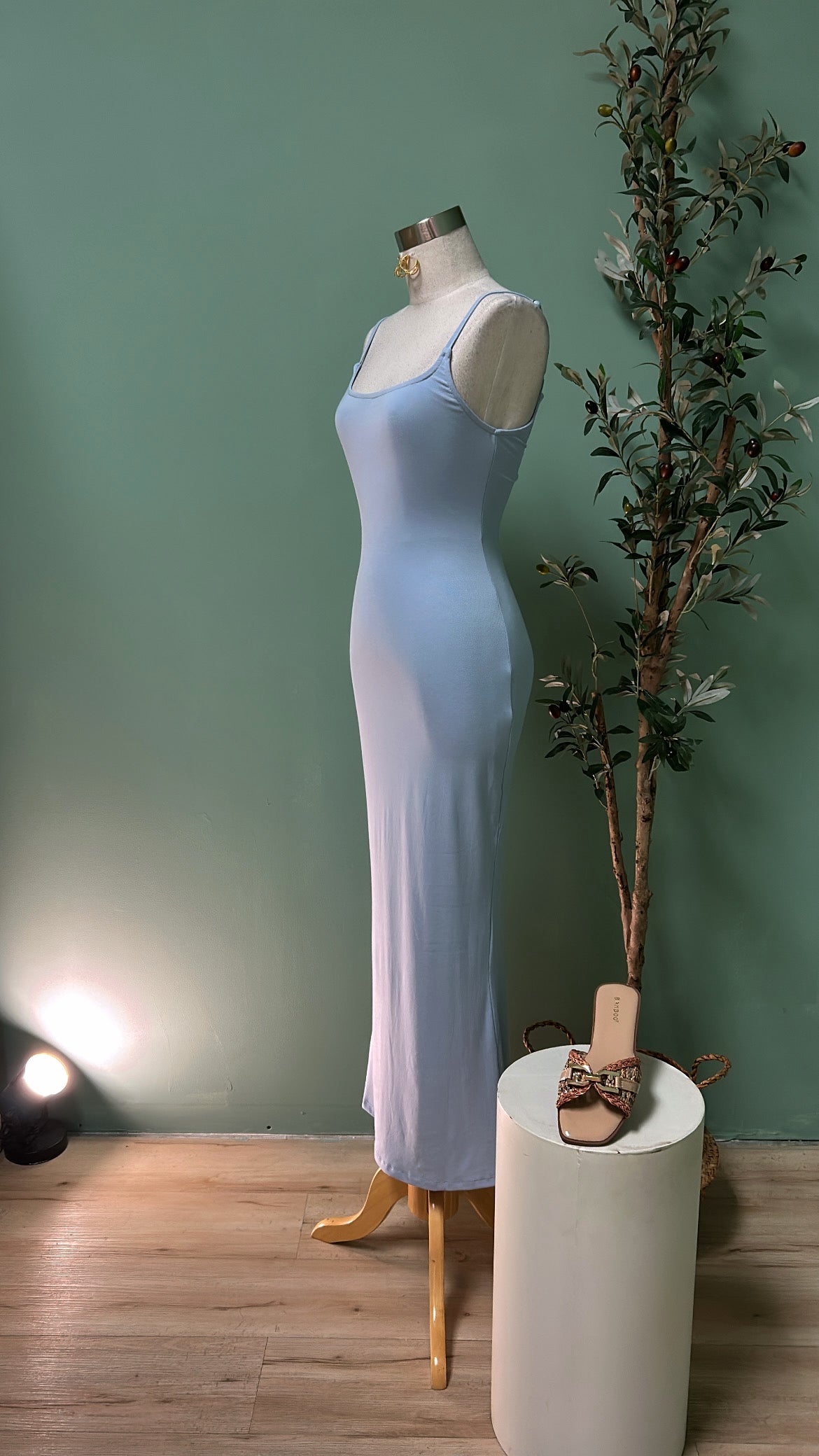 OCEAN WAVES MAXI DRESS