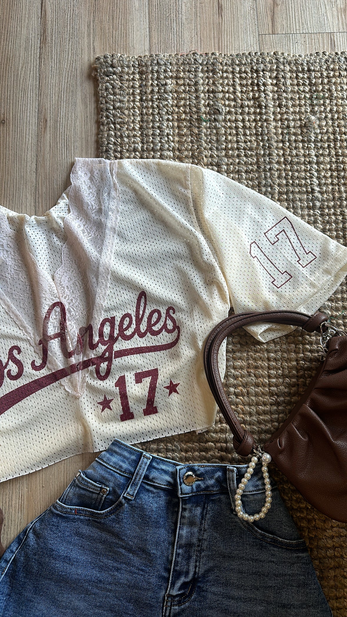 I LOVE L.A.CROPPED JERSEY