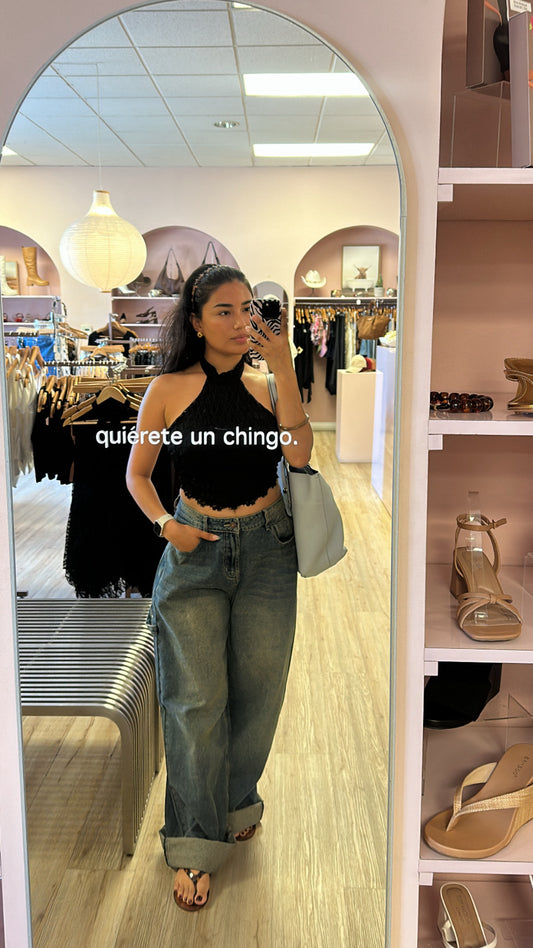 CRISP FALL WIDE LEG JEANS VINTAGE