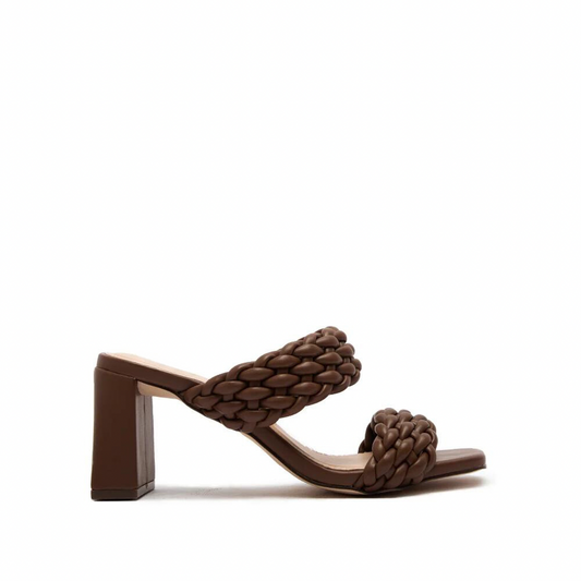 BRAIDED DOUBLE STRAP SANDALS