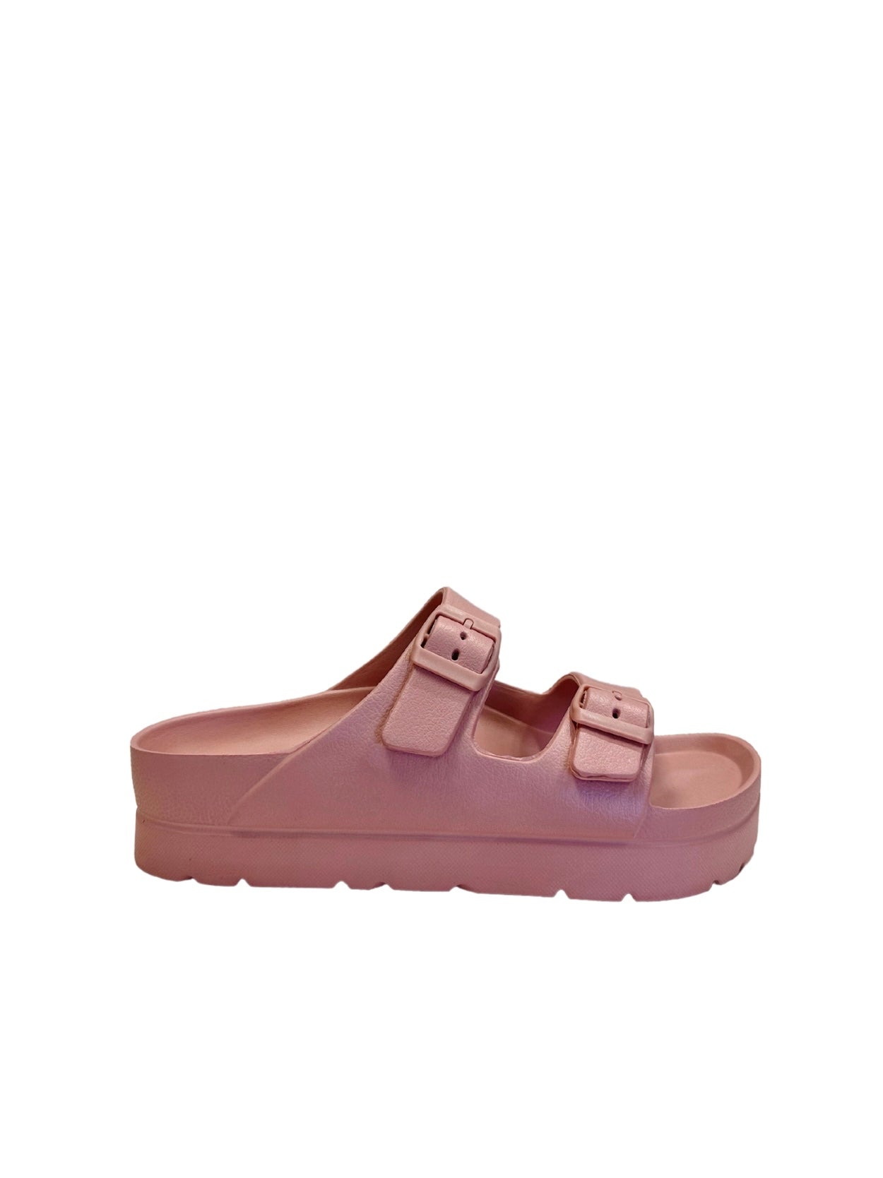 ZARA BUCKLE FLATFORM SANDALS