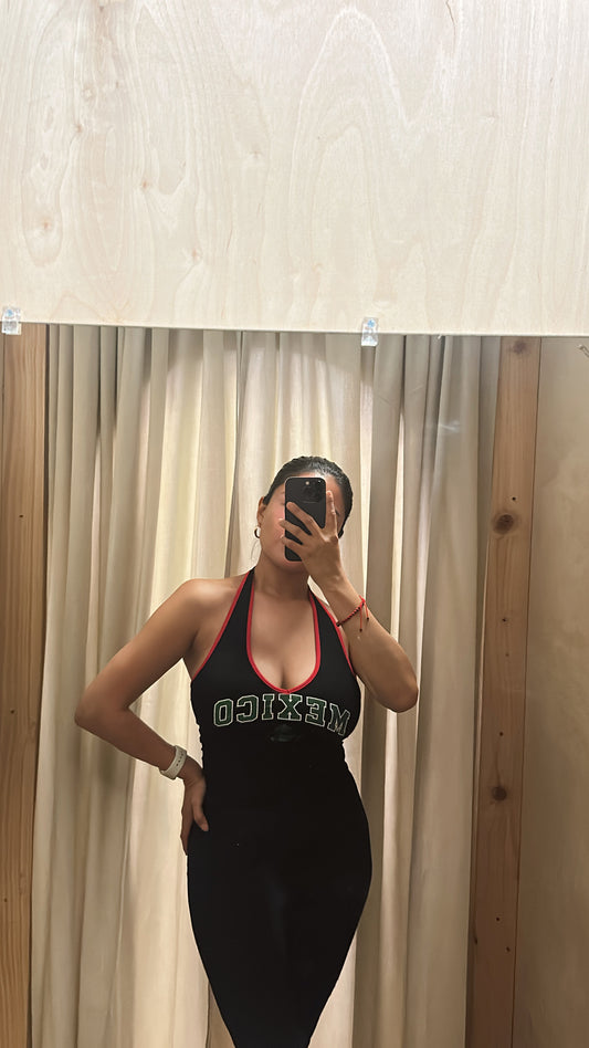 CON TODO MENOS MIEDO HALTER (BLACK)