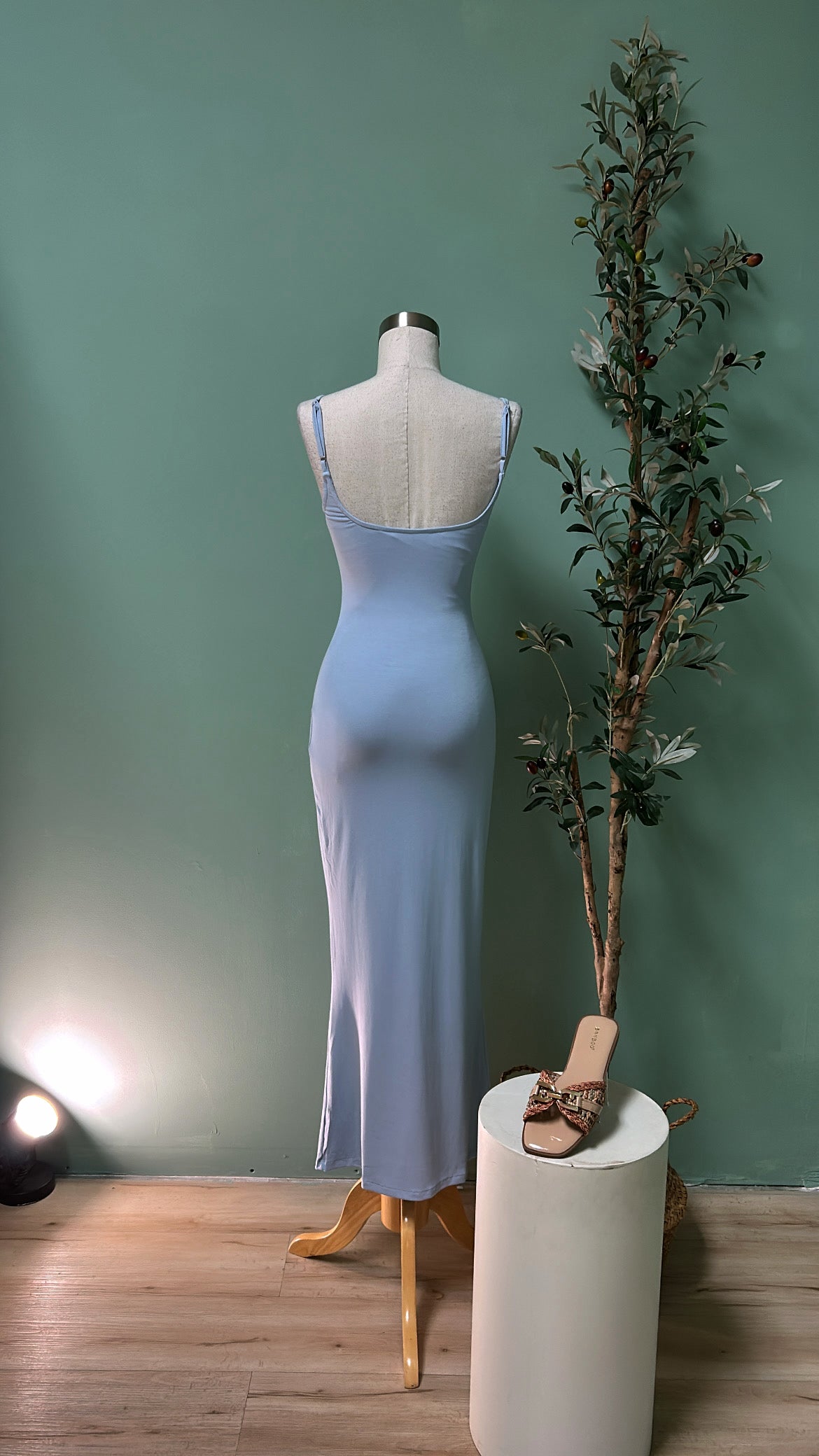 OCEAN WAVES MAXI DRESS