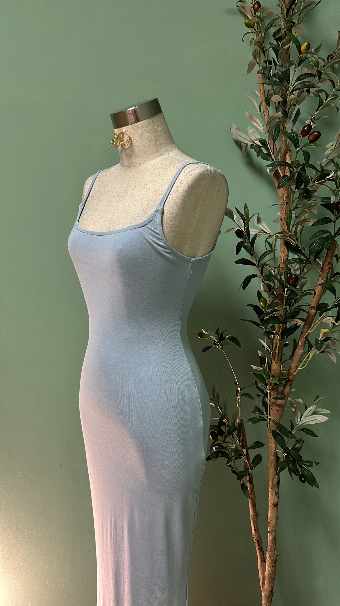 OCEAN WAVES MAXI DRESS
