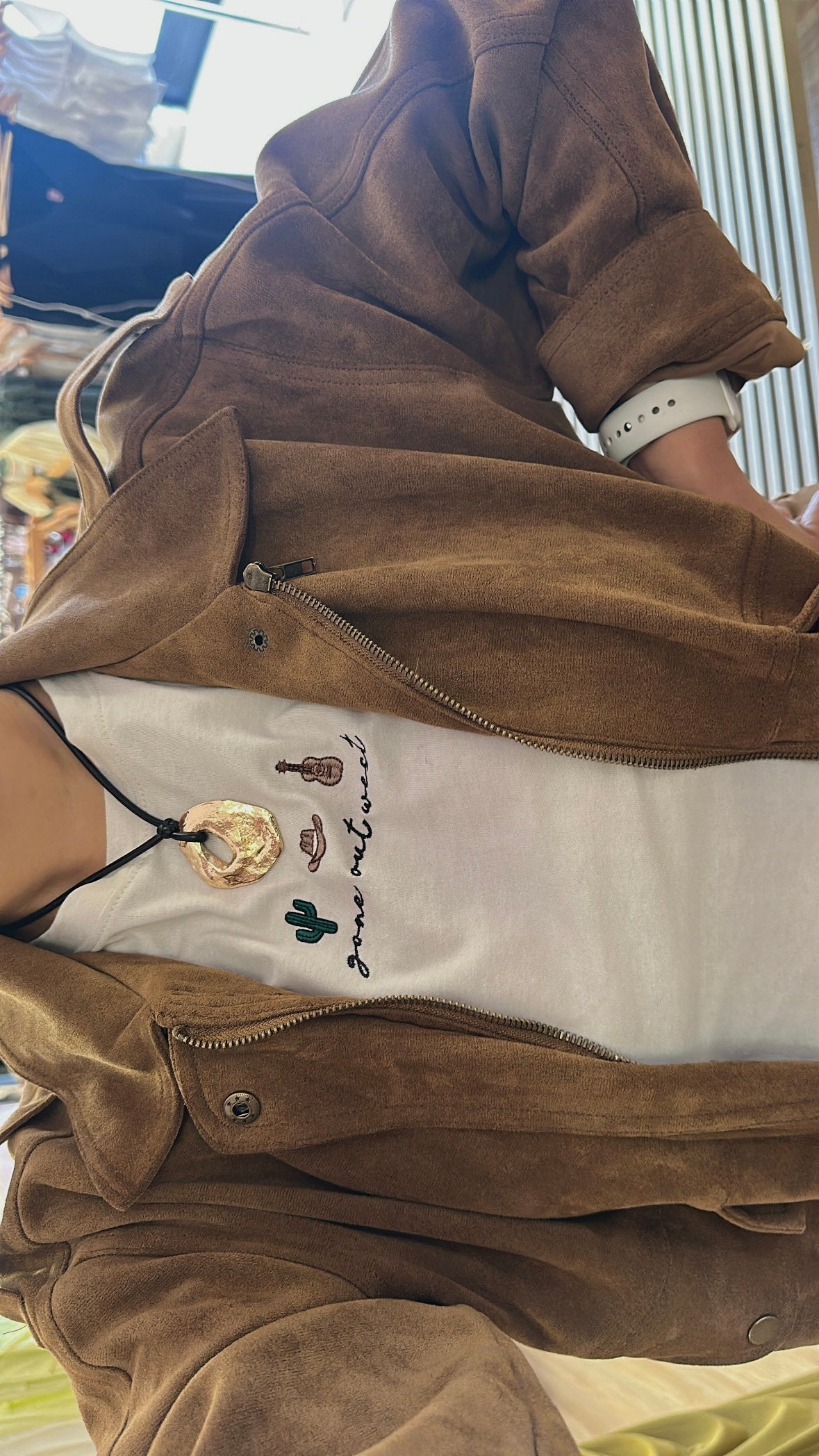 GONE OUT WEST COTTON TEE