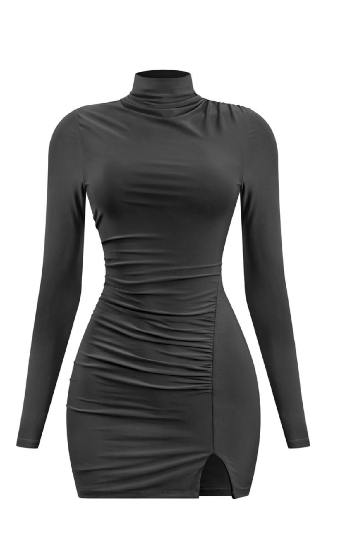 OLIVIA LONG SLEEVE MOCK DRESS