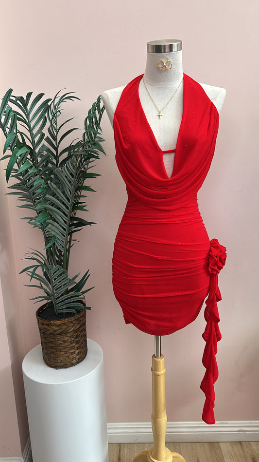 TU CON EL RUFFLE DRESS