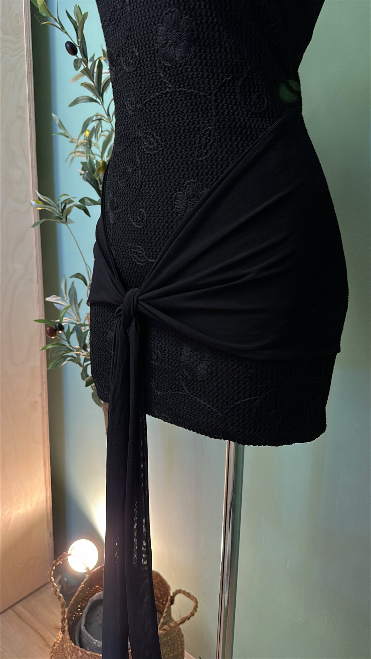 CHAVALITAS FRONT TIE DRESS