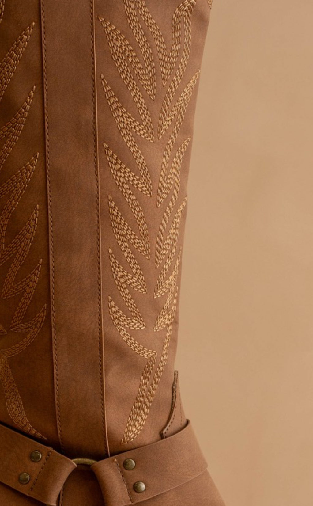 Saddle Up Knee High Western Boots